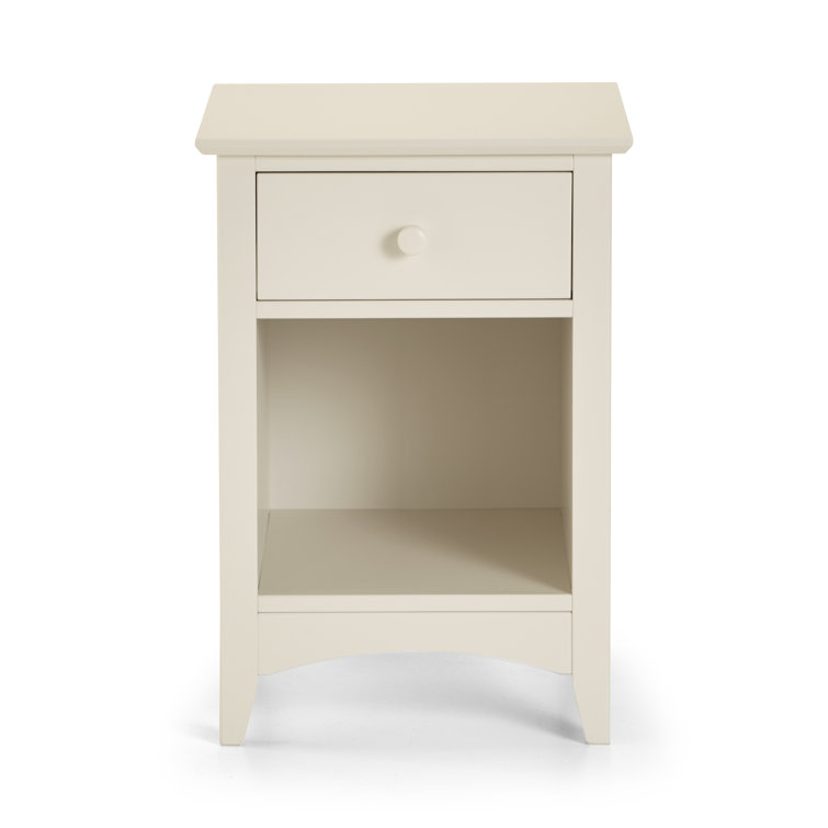 Three Posts Kingsbury Solid + Manufactured Wood Bedside Table & Reviews